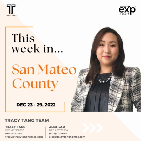 San Mateo County - Weekly Market Report: DEC 23 - 29, 2022