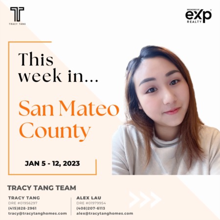 San Mateo County - Weekly Market Report: JAN 6-12, 2023