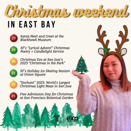 Enchanting Christmas Weekend in East Bay: Top Festive Activities to Explore!