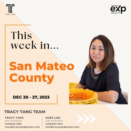 San Mateo County - Weekly Market Report: DEC 20 - 27, 2023