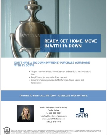 READY . SET . HOME . MOVE IN WITH 1% DOWN