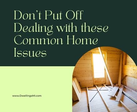 Don't Put Off Dealing with these Common Home Issues