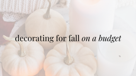 Fall Decorating on a Budget