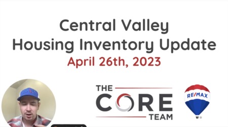 Central Valley Housing Inventory Update - April 26th, 2023