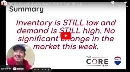 Turlock and Central Valley Housing Market Update - May 12, 2023