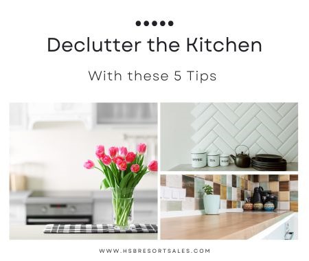 5 Tips to Help Keep Your Kitchen Clutter Free