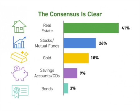 Americans Choose Real Estate as the Best Investment [INFOGRAPHIC]