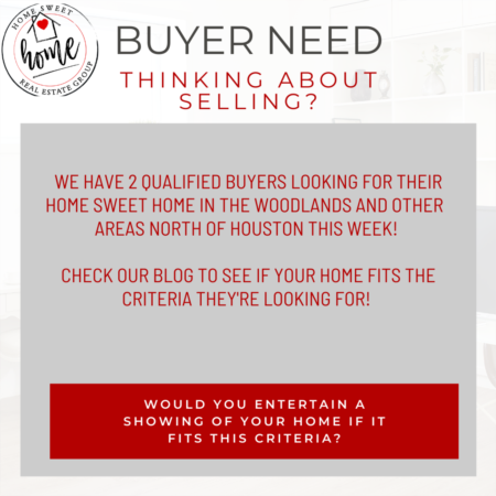 Buyer Needs 1/24/22