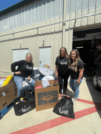 Q1 Donations Delivered to Women's Shelter