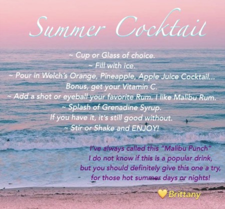 Favorite Summer Cocktails.