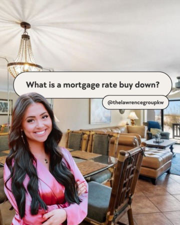 What is a mortgage rate buy down?