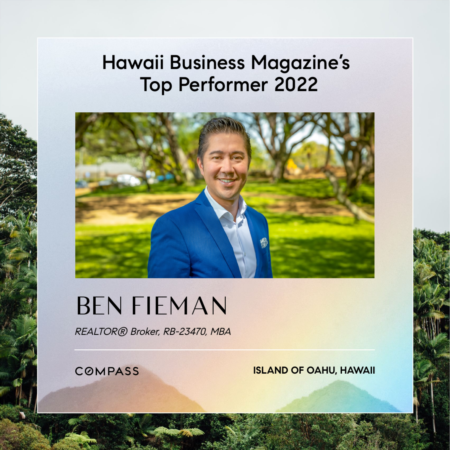 Hawaii Business Magazine Top Performers in Real Estate 2022