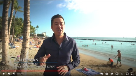 American Dream TV host Ben Fieman tours Hawaii Food & Wine Festival and Waikiki Beach Tower #4004