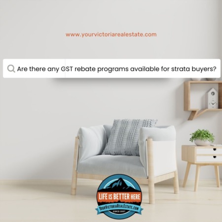 Are there any GST rebate programs for strata buyers?