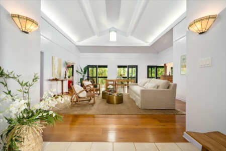 PRIVACY, SERENITY, AND SIMPLE LUXURY COMBINE IN THIS HOLUALOA HOME