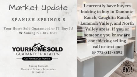 Spanish Springs November Real Estate Market Update