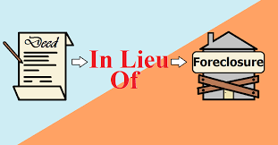 What is deed in lieu of foreclosure?