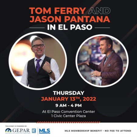 FREE! Tom Ferry & Jason Pantana Live in El Paso!