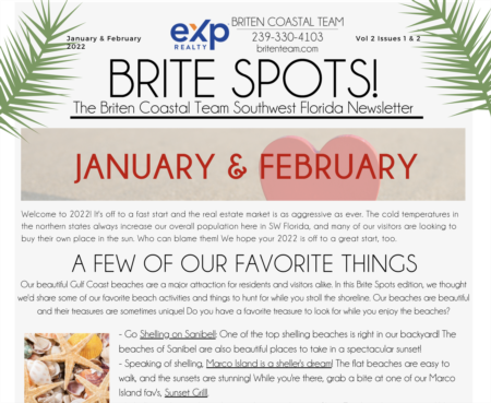 Brite Spots! Newsletter January & February 2022