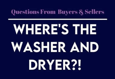 Where's the Washer & Dryer?