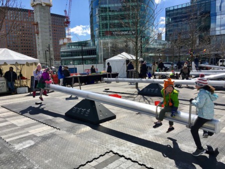 Enjoying Outdoor Space in the Seaport District