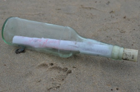 Message in a Bottle Not Uncommon on Cape Beaches