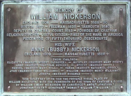 The Venerable Nickerson Family of Chatham 