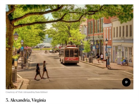 Alexandria Named to Best Small Cities List 2021
