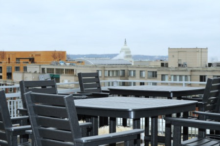 Live at the Building with the Best Rooftop Pool in DC
