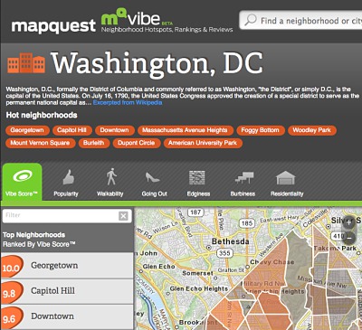 DC Neighborhood Vibe Scores