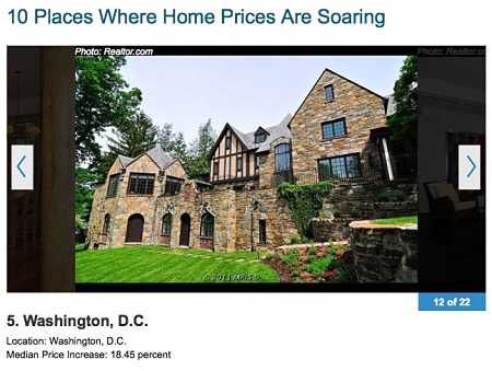 Washington DC  Real Estate Prices Up 18%