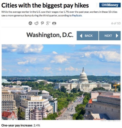 DC Salary Increases Are Leading Nation