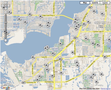 Fort Myers MLS Map Search