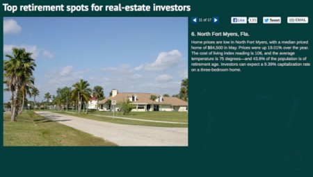 North Fort Myers Named Retirement Hotspot