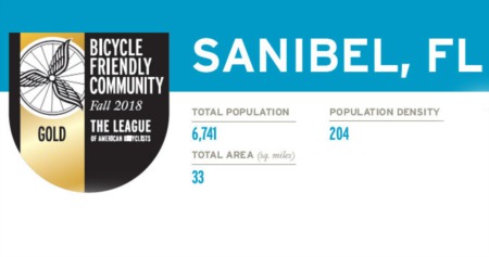 Sanibel Recognized as Bike-friendly Community