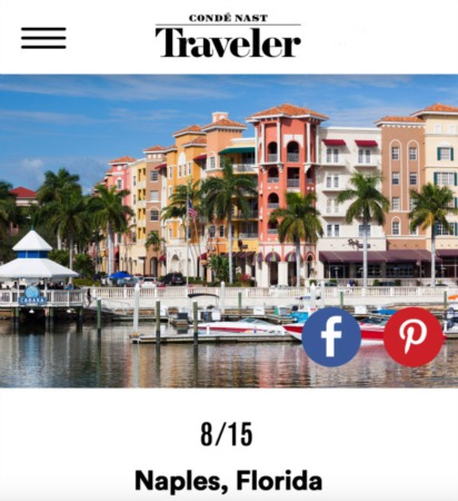 Naples Named Top Travel Destination by Conde Nast