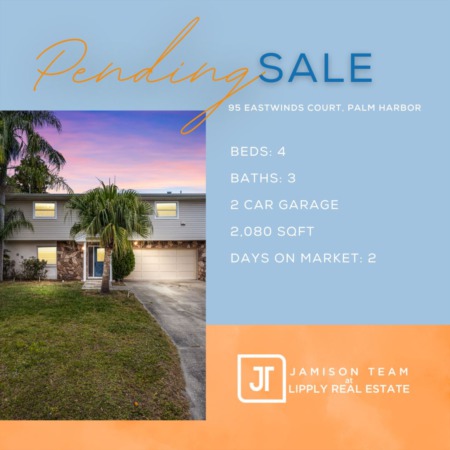 Fast-Paced Sale: A Prime Waterfront Investment Opportunity at 95 Eastwinds Ct, Palm Harbor