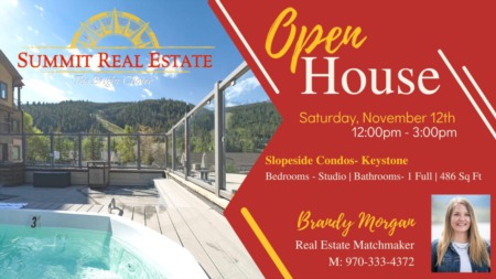 Open House Keystone Slopeside  Condo
