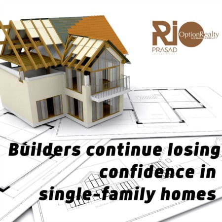 Builders continue losing confidence in single-family homes