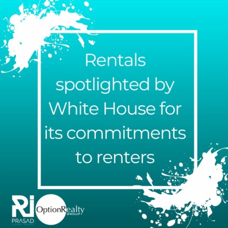 Rentals spotlighted by White House for its commitments to renters