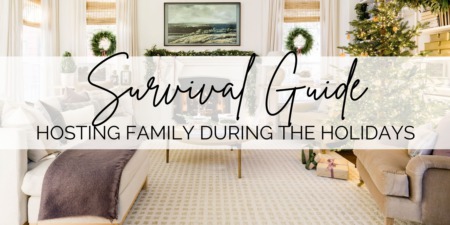 SURVIVAL GUIDE - Hosting Family During The Holidays