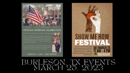 March 25 in Burleson, TX