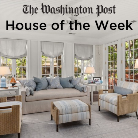 House on a hill on the market for $3.2 million in Arlington, Va.