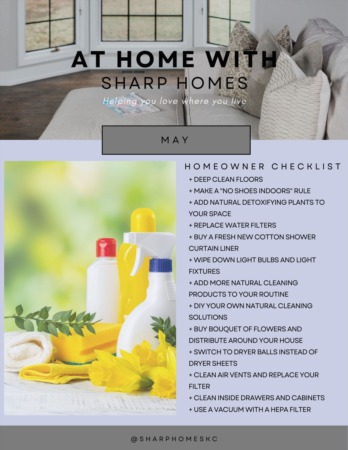 May Homeowner Checklist