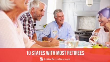 10 States with the Most Retirees