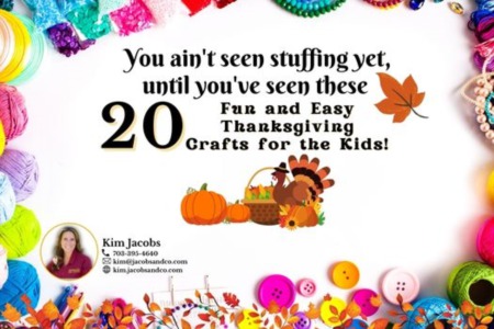 You ain't seen stuffing yet, until you've seen these 20 Fun and Easy Thanksgiving Crafts for the Kids!
