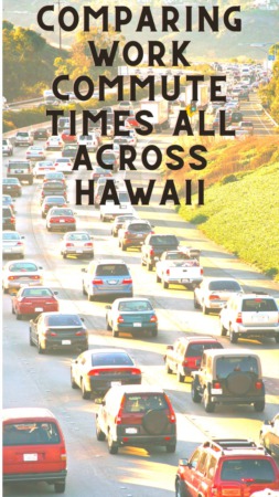 Comparing Work Commute Times all Across Hawaii