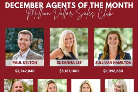 Matt O'Neill Real Estate December Top Agents of the Month!