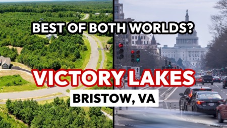 The Victory Lakes Neighborhood in Bristow VA