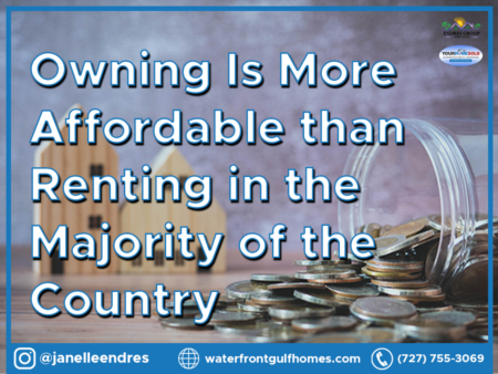 Owning Is More Affordable than Renting in the Majority of the Country